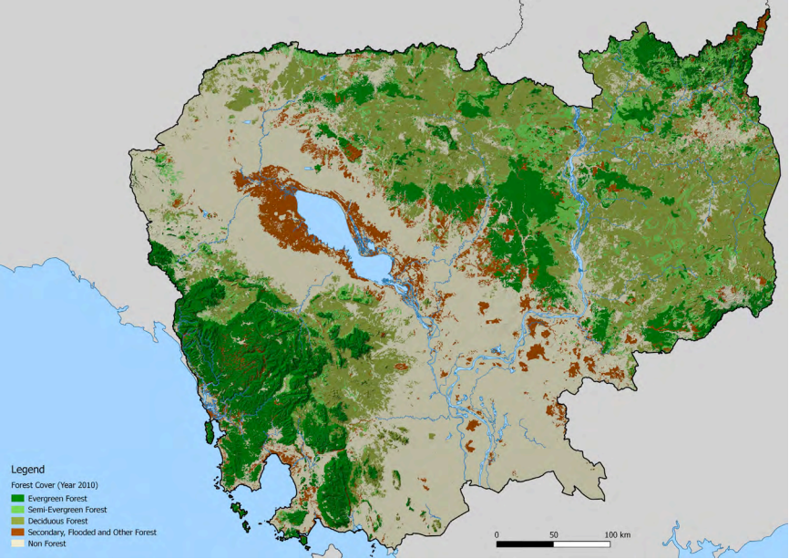 ForestCoverCambodia2010
